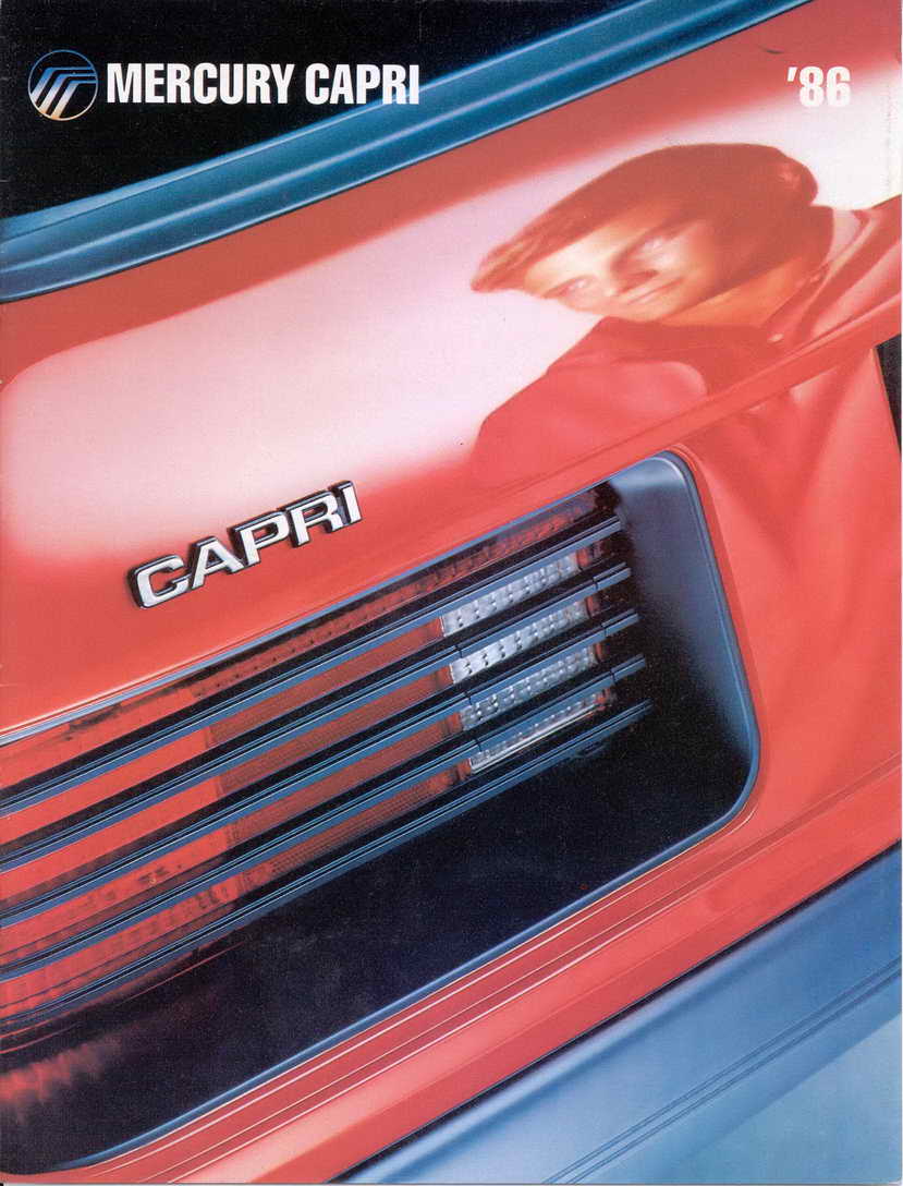 1986 Mercury Capri Canadian Brochure